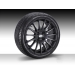 FIAT 500 Custom Wheel / Tire / TPMS Package by Magneti Marelli - Matte Black Finish - 7x17"/ Yokohama Tires